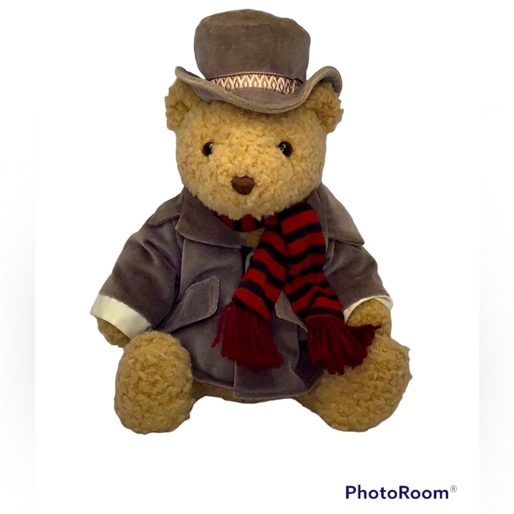 💚 GUND Sample Bear with Velvet Hat & Jacket